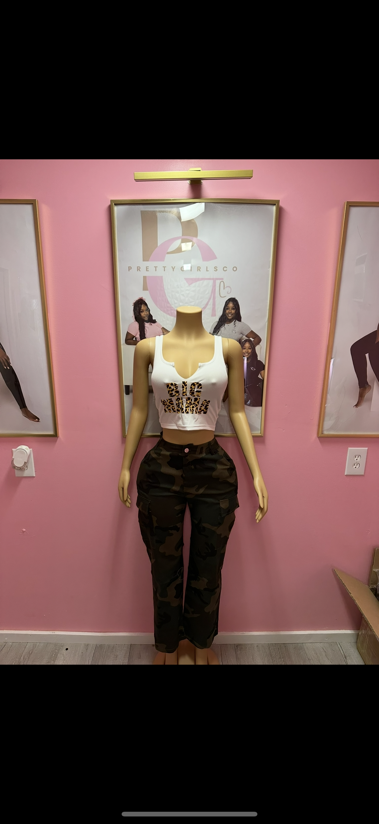 Big Mama Crop Shirt