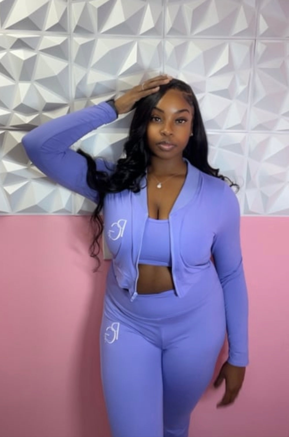 Purple Three Piece Set