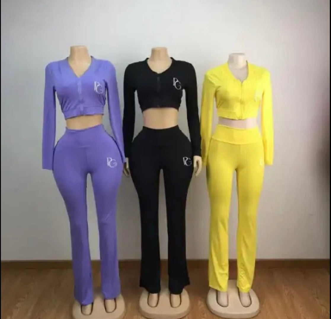 Black Three Piece Set