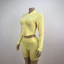 Yellow Two Piece Set