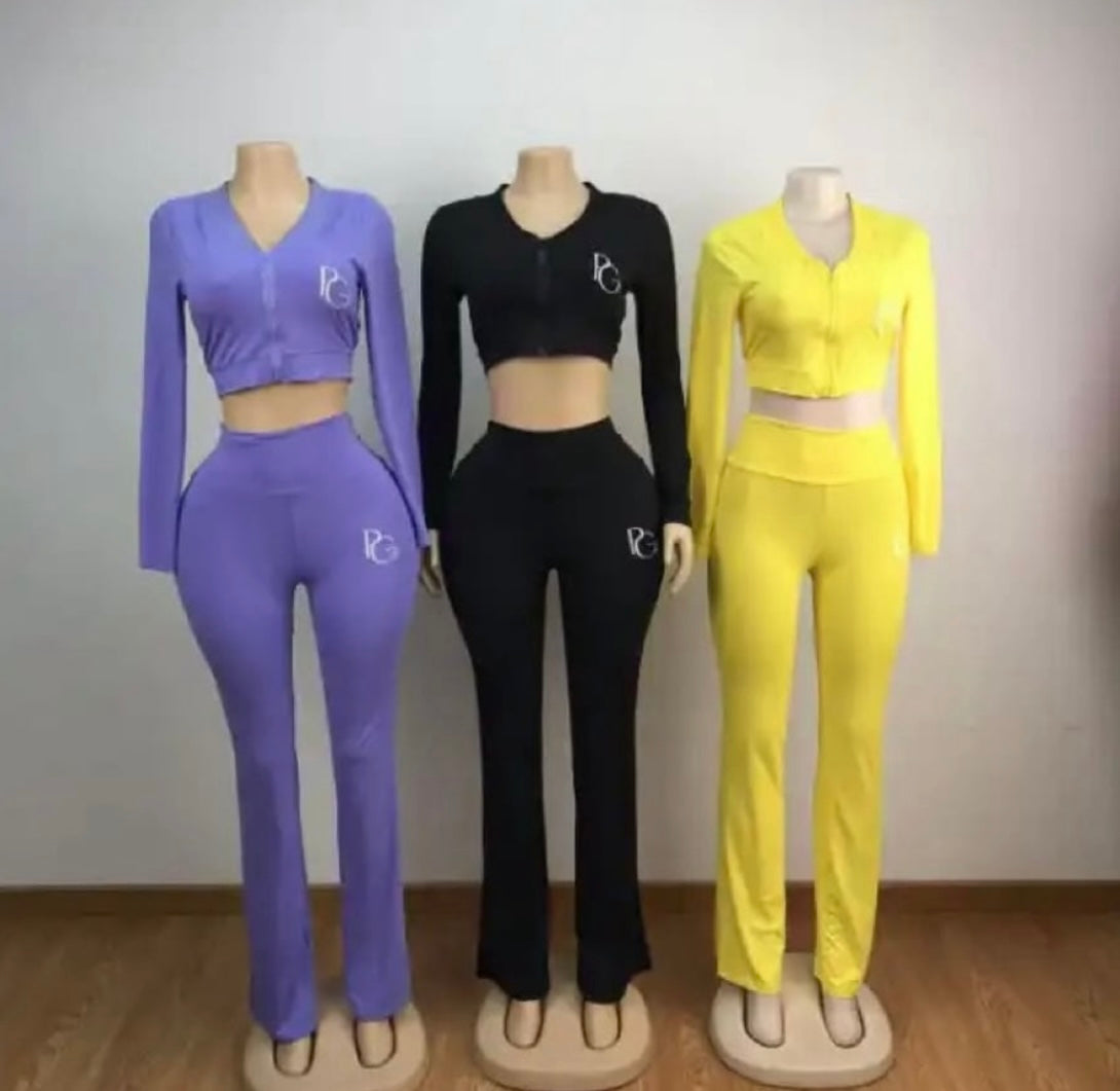 Purple Three Piece Set