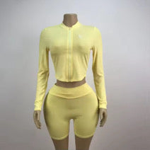 Yellow Two Piece Set