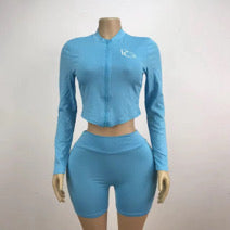 Blue Two Piece Set